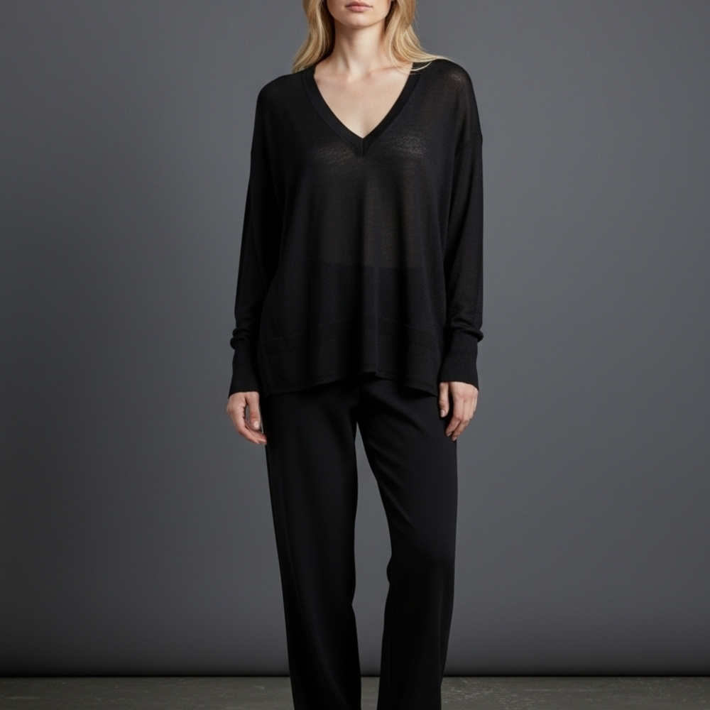 Everlane Black Knit Sweater